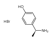 (S)-4-(1-氨基乙基)苯酚氢溴酸盐结构式