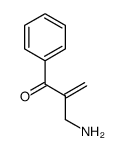 2-(aminomethyl)-1-phenylprop-2-en-1-one Structure