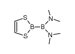 2-{bis(dimethylamino)boryl}-1,3,2-dithiaborole结构式