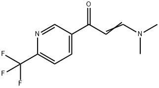3-(二甲氨基)-1-(6-(三氟甲基)吡啶-3-基)丙-2-烯-1-酮结构式