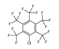 1-Chloro-2,3,4,5,6-pentakis(trifluoromethyl)benzene结构式