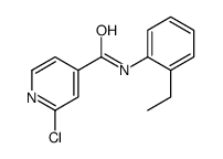 2-chloro-N-(2-ethylphenyl)pyridine-4-carboxamide structure