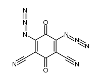 2,6-diazido-3,5-dicyano-1,4-benzoquinone Structure