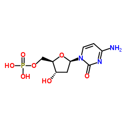 2'-脱氧胞苷-5'-单磷酸结构式