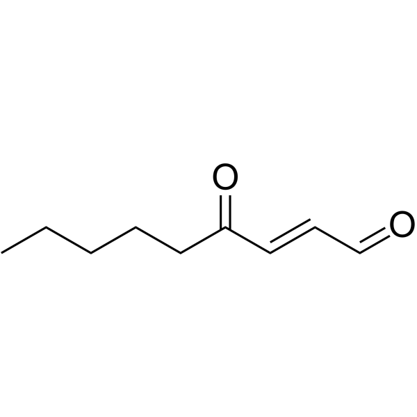 4-氧-2-壬烯醛(4-ONE)结构式