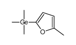 trimethyl-(5-methylfuran-2-yl)germane Structure
