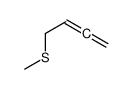 4-methylsulfanylbuta-1,2-diene结构式