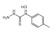 4-p-tolyl thiosemicarbazide, hydrochloride Structure