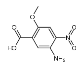 5-amino-2-methoxy-4-nitro-benzoic acid Structure