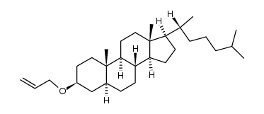 5α-cholestan-3β-yl allyl ether Structure