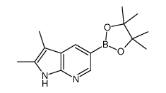 1H-Pyrrolo[2,3-b]pyridine, 2,3-dimethyl-5-(4,4,5,5-tetramethyl-1,3,2-dioxaborolan-2-yl)- Structure