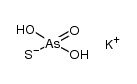 potassium O,O-dihydrogenarsorothioate Structure