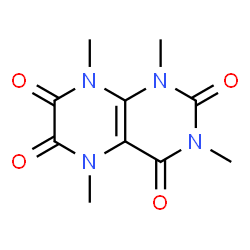 2,4,6,7(1H,3H)-Pteridinetetrone,5,8-dihydro-1,3,5,8-tetramethyl- Structure