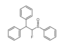 (2-fluoro-2-(phenylsulfinyl)ethane-1,1-diyl)dibenzene Structure