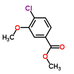 Methyl 4-chloro-3-methoxybenzoate Structure
