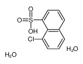 8-Chloronaphthalene-1-sulfonic acid dihydrate Structure