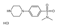 N,N-二甲基-4-(哌嗪-1-基)苯磺酰胺盐酸盐结构式