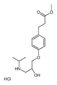 (R)-Esmolol Hydrochloride结构式