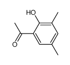 1-(2-羟基-3,5-二甲基苯基)乙酮结构式
