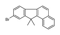 9-溴-11-二甲基-11H-苯并[a]芴结构式