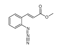 methyl 3-(2-azidophenyl)acrylate结构式