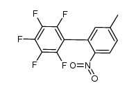 2,3,4,5,6-pentafluoro-5'-methyl-2'-nitro-1,1'-biphenyl结构式