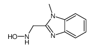 1H-Benzimidazole-2-methanamine,N-hydroxy-1-methyl-(9CI) Structure