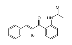(Z)-2'-Acetamido-α-bromochalcone Structure