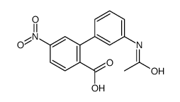 2-(3-acetamidophenyl)-4-nitrobenzoic acid Structure