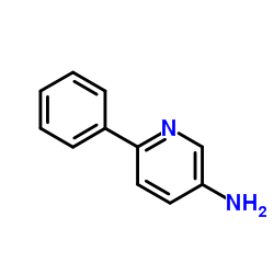 6-苯基吡啶-3-胺结构式