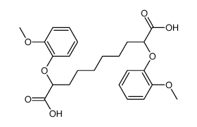 acide α,α'-di-O-methoxyphenoxy sebacique Structure