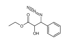 ethyl 3-azido-2-hydroxy-3-phenylpropanoate结构式