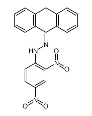 Anthrone 2,4-dinitrophenylhydrazone结构式