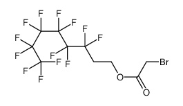 3,3,4,4,5,5,6,6,7,7,8,8,8-tridecafluorooctyl 2-bromoacetate Structure
