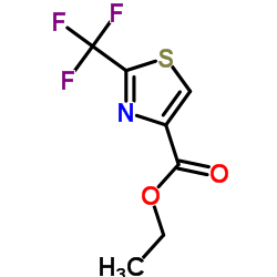 2-三氟甲基-4-羧酸乙酯噻唑结构式