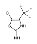2-THIAZOLAMINE, 5-CHLORO-4-(TRIFLUOROMETHYL)- Structure