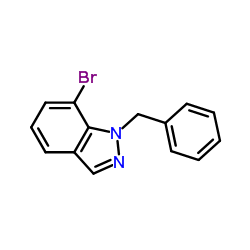1-Benzyl-7-bromo-1H-indazole结构式