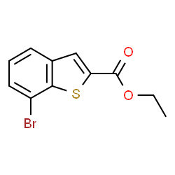 7-溴苯并[B]噻吩-2-羧酸乙酯结构式