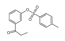 toluene-4-sulfonic acid 3-propionylphenyl ester Structure