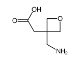 2-(3-(Aminomethyl)oxetan-3-yl)acetic acid Structure