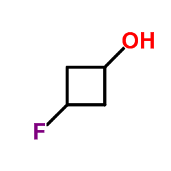 3-fluorocyclobutan-1-ol structure