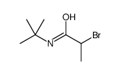 2-溴-N-(叔丁基)丙酰胺结构式