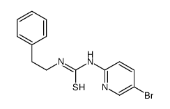 1-(5-bromopyridin-2-yl)-3-(2-phenylethyl)thiourea Structure