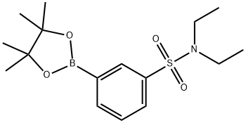 3-(二乙氨基磺酰基)苯硼酸频哪醇酯结构式
