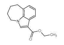 4,5,6,7-tetrahydroazepino[3,2,1-hi]indole-1-carboxylic acid ethyl ester结构式