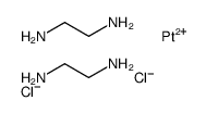 ethane-1,2-diamine,platinum(2+),dichloride Structure