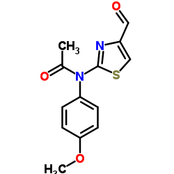 N-(4-Formyl-1,3-thiazol-2-yl)-N-(4-methoxyphenyl)acetamide Structure