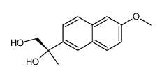 (S)-2-(6-methoxy-2-naphthyl)-1,2-propanediol Structure