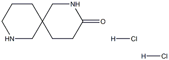 2,8-diazaspiro[5.5]undecan-3-one dihydrochloride Structure