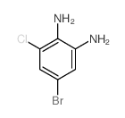 5-溴-3-氯邻苯二胺结构式